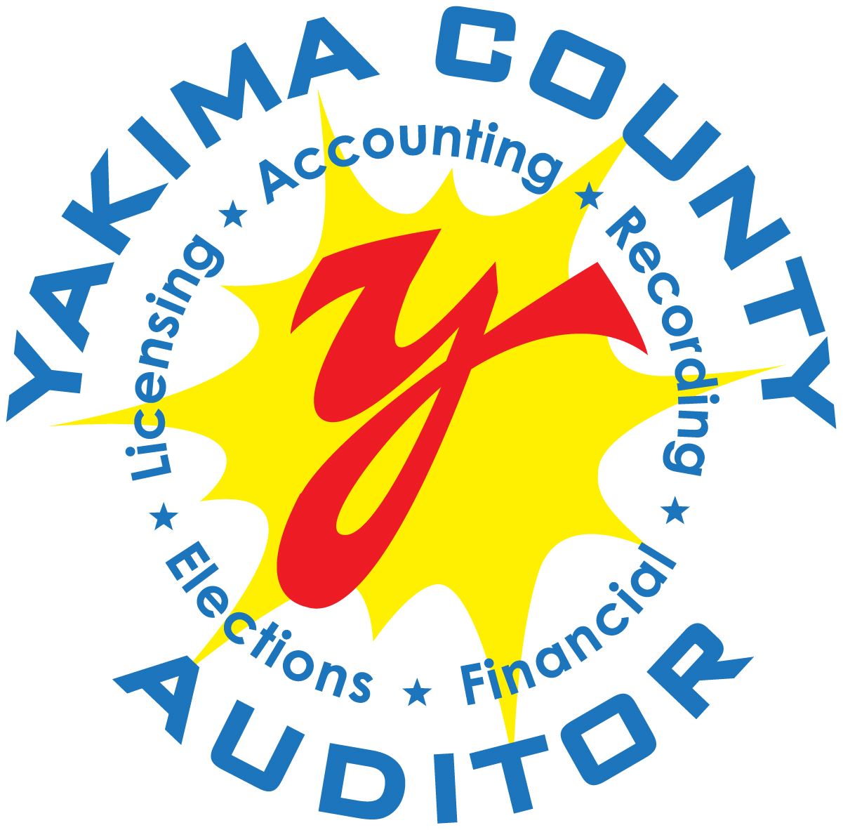 Yakima County Auditor Logo Licensing Accounting Recording Elections and Financial