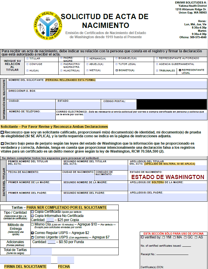 Birth Certificate_Spanish