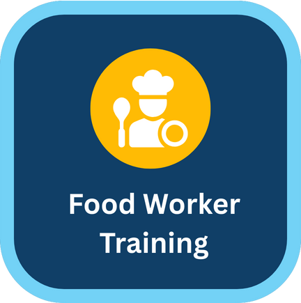 Food Worker Training Button