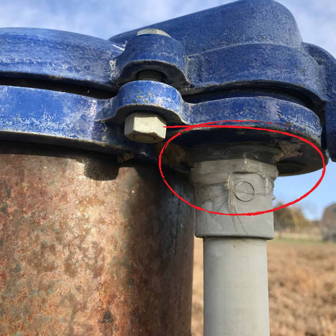 Electrical wiring on well